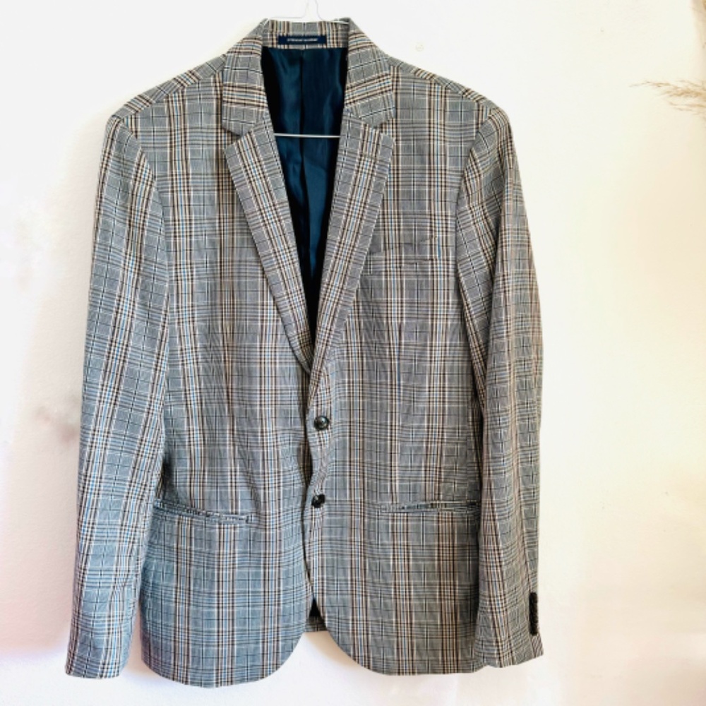 Scotch & Soda Plaid Blazer – Multicolor Check – Size XL
